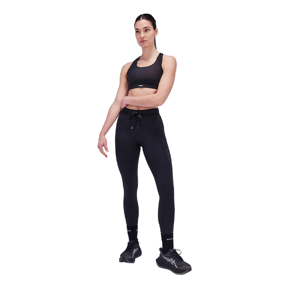 Bandit Running Women's Brushed Stamina™ Coldweather Tight - BlackToe Running