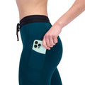 Bandit Running Women's Brushed Stamina™ Coldweather Tight - BlackToe Running#colour_storm