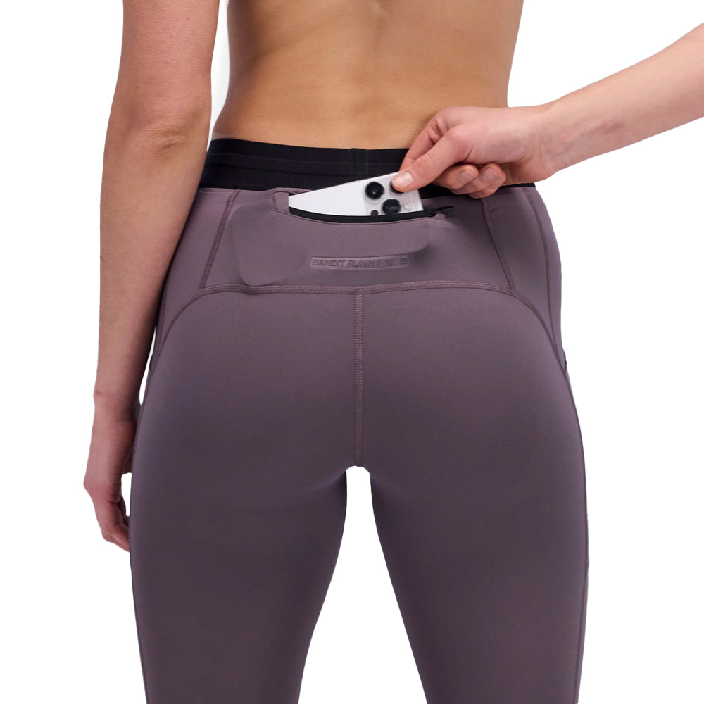 Bandit Running Women's Brushed Stamina™ Coldweather Tight - BlackToe Running