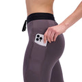 Bandit Running Women's Brushed Stamina™ Coldweather Tight - BlackToe Running#colour_shadow