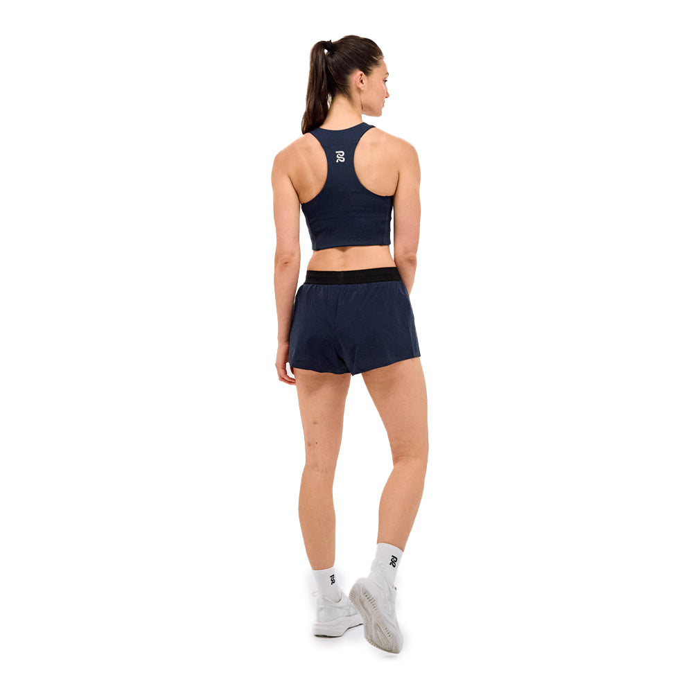 Bandit Running Women's VENTO™ 3" Splitty Short - BlackToe Running#colour_ny-navy
