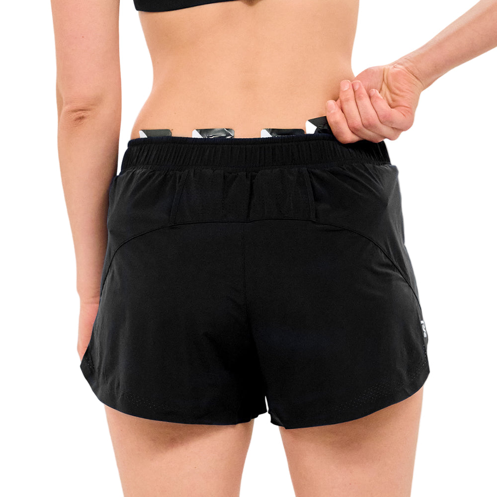 Bandit Running Women's VENTO™ 4" Training Short - BlackToe Running#colour_black