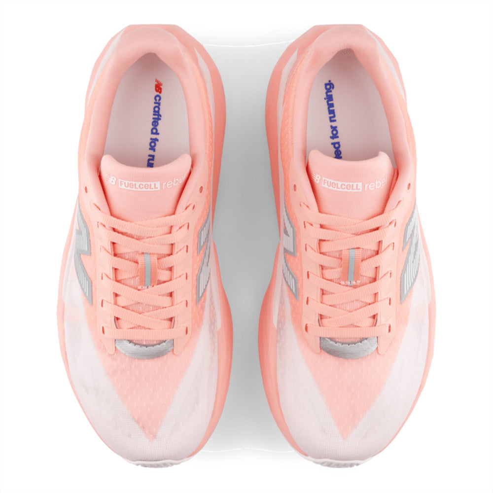New Balance Women's FuelCell Rebel v5 - Black Toe Running#colour_pink-lemonade-pink-salt