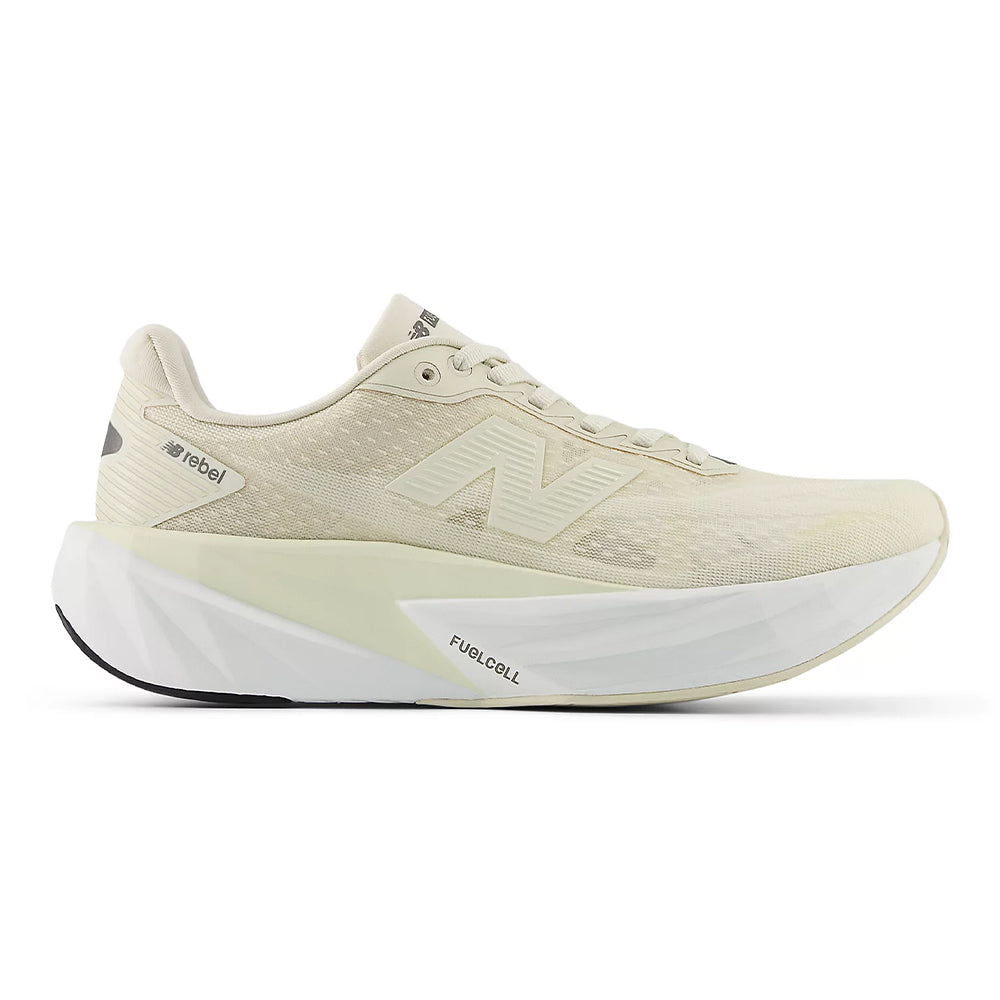 New Balance Women's FuelCell Rebel v5 - Black Toe Running#colour_angora-linen