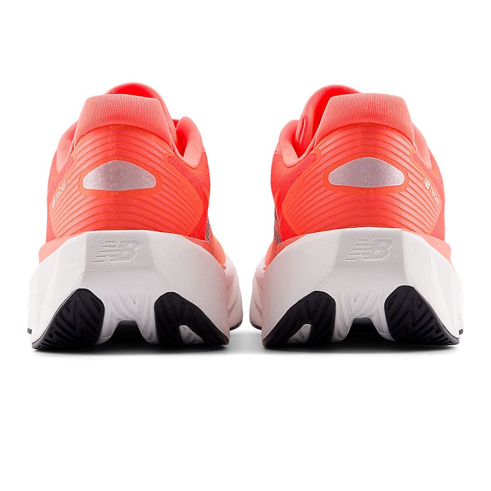 New Balance Women's FuelCell Rebel v5 - BlackToe Running#colour_urgent-red-white