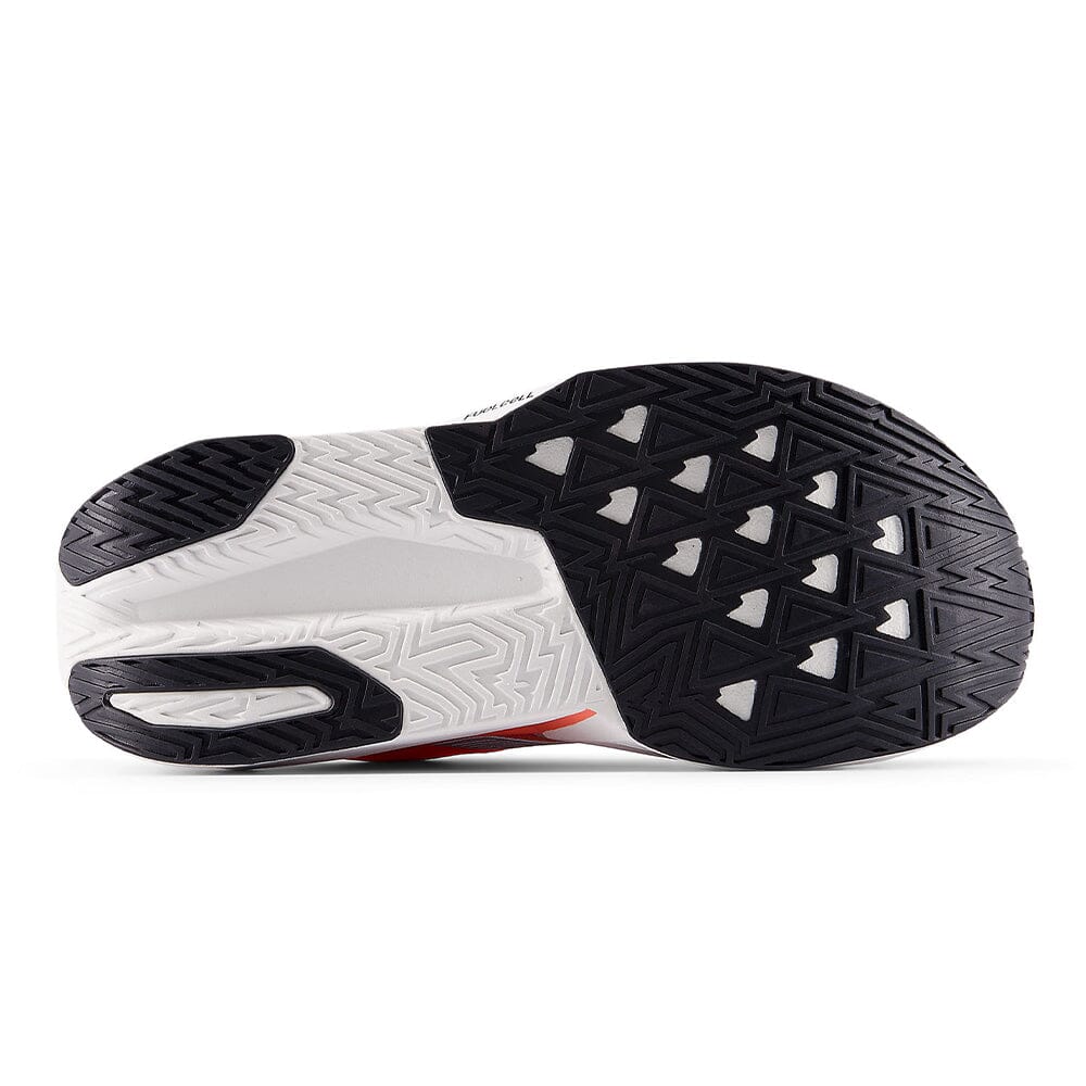 New Balance Women's FuelCell Rebel v5 - Black Toe Running#colour_urgent-red-white