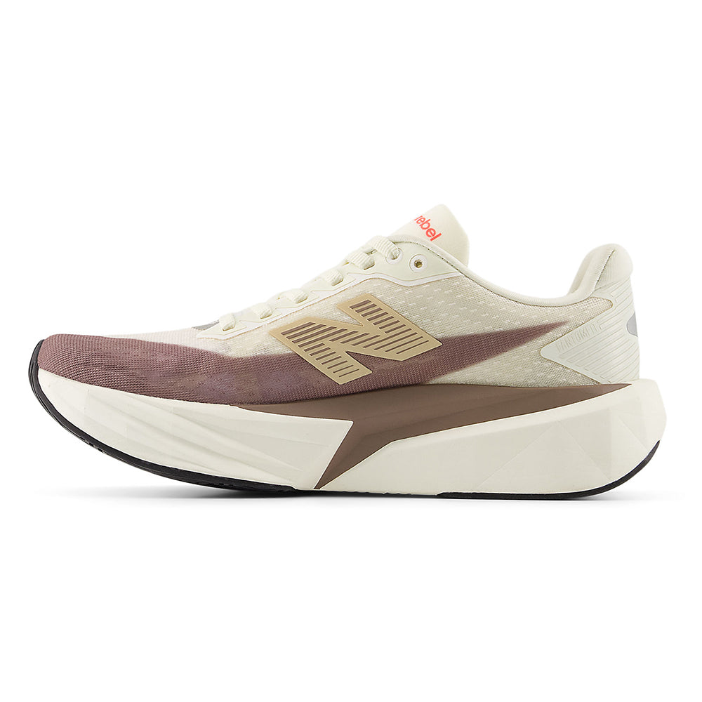 New Balance Women's FuelCell Rebel v5 - BlackToe Running#colour_angora-earth-shadow