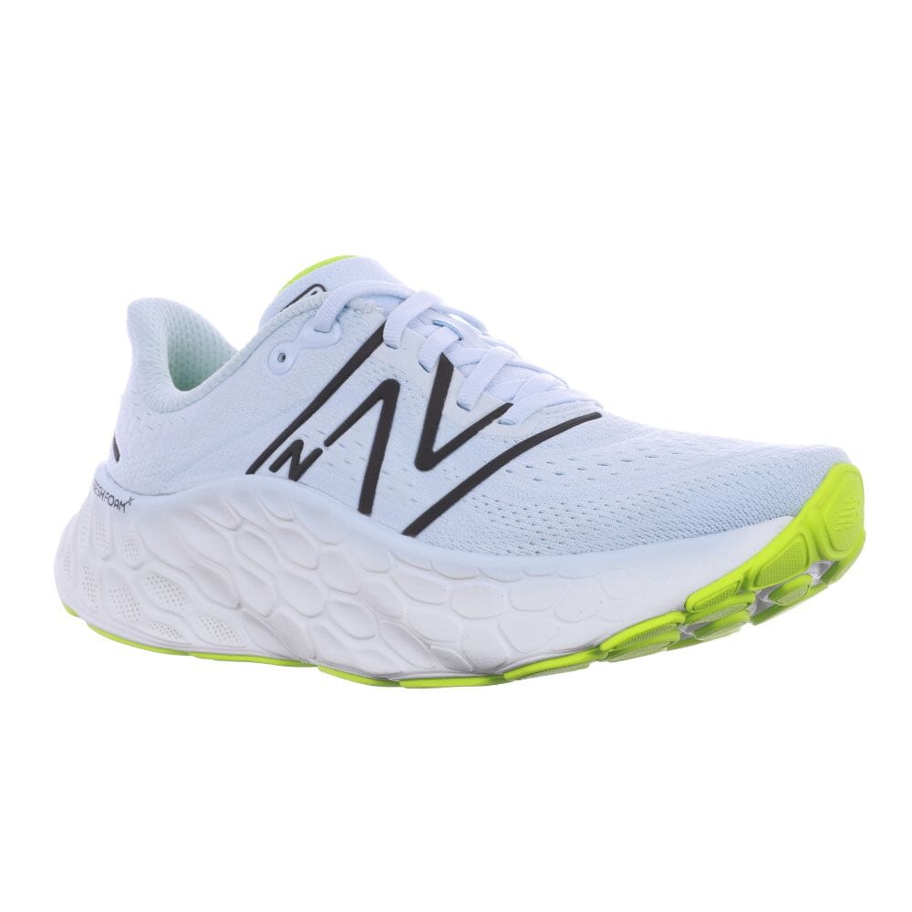 New Balance Women's Fresh Foam X More V4 Women's Shoes - BlackToe Running#colour_ice-blue-metallic