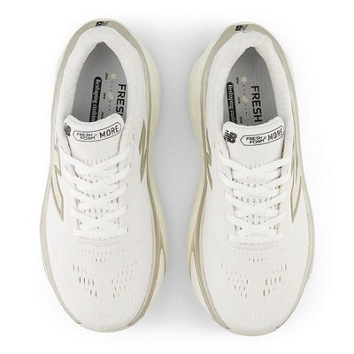 New Balance Women's Fresh Foam X More V5 - BlackToe Running#colour_white-sea-salt-light-gold-metallic