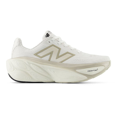 New Balance Women's Fresh Foam X More V5 - BlackToe Running#colour_white-sea-salt-light-gold-metallic