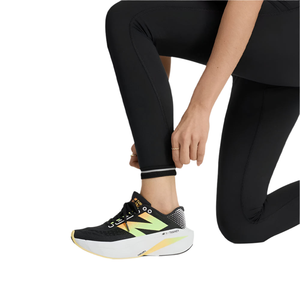 New Balance Women's Athletics Heat High Rise Legging 27" - BlackToe Running#colour_black