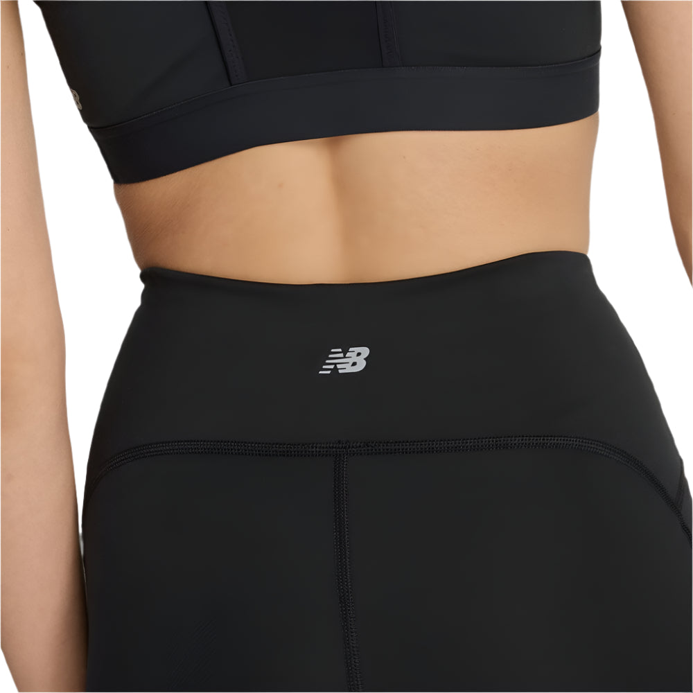 New Balance Women's Athletics Heat High Rise Legging 27" - BlackToe Running#colour_black