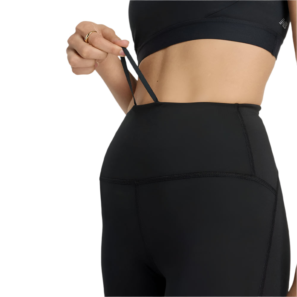 New Balance Women's Athletics Heat High Rise Legging 27" - BlackToe Running#colour_black