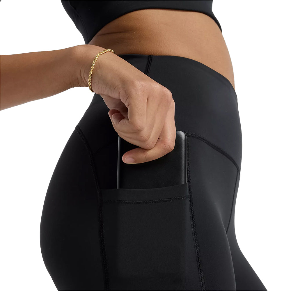 New Balance Women's RC Pocket Legging 25" - BlackToe Running#colour_black