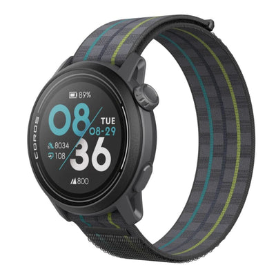 Coros PACE 3 Premium GPS Watch - BlackToe Running#colour_black-with-nylon-band