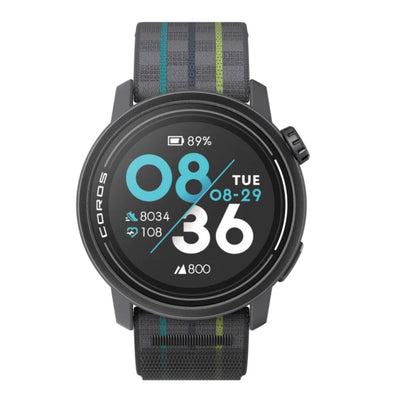 Coros PACE 3 Premium GPS Watch - BlackToe Running#colour_black-with-nylon-band
