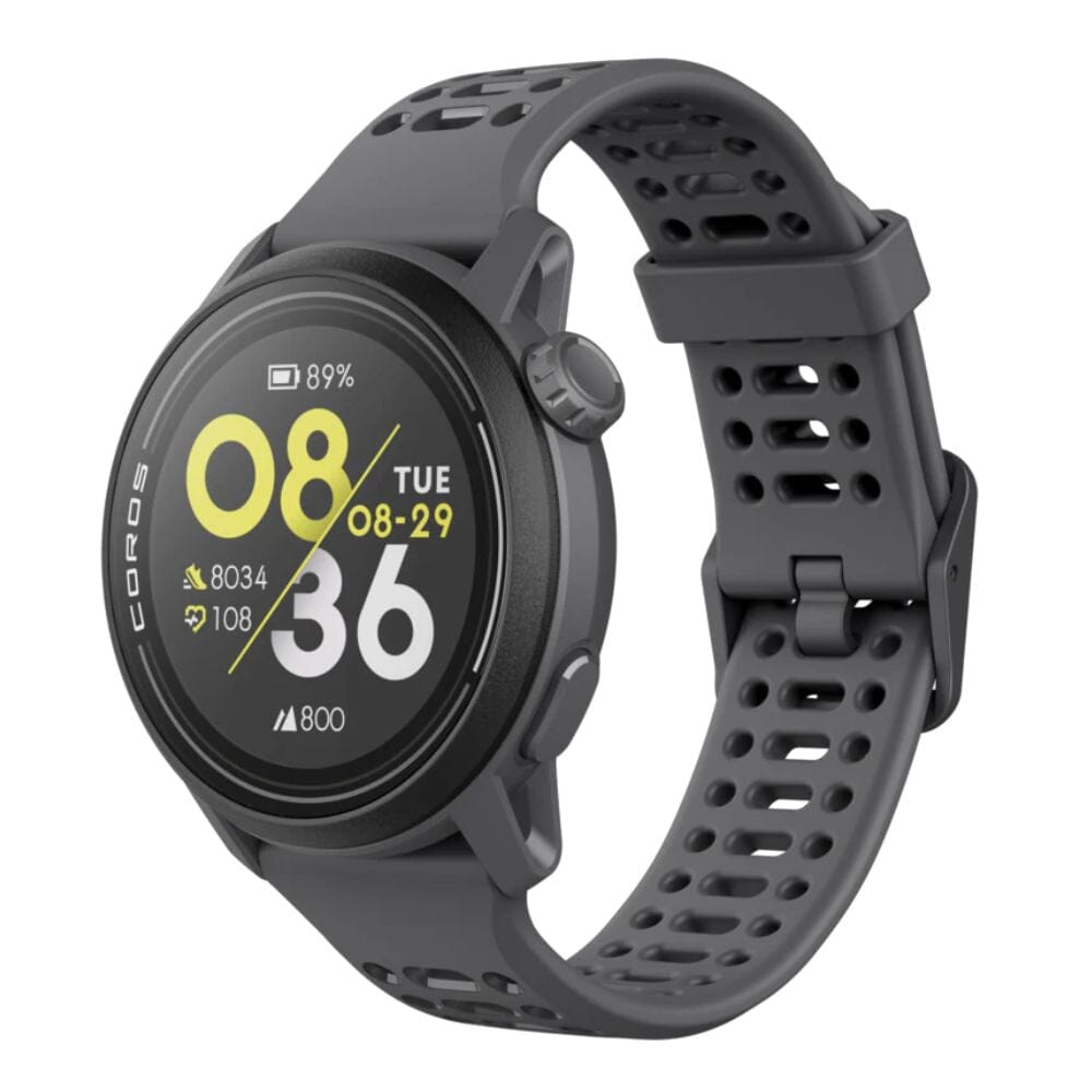 Coros PACE 3 Premium GPS Watch - BlackToe Running#colour_black-with-silicone-band