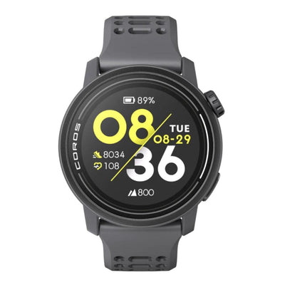 Coros PACE 3 Premium GPS Watch - BlackToe Running#colour_black-with-silicone-band