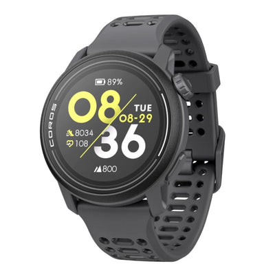 Coros PACE 3 Premium GPS Watch - BlackToe Running#colour_black-with-silicone-band