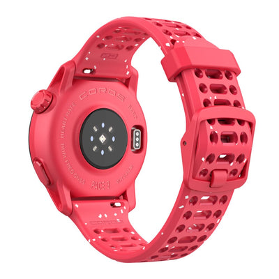 Coros PACE 3 Premium GPS Watch - BlackToe Running#colour_red-with-silicone-band