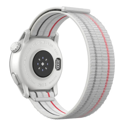 Coros PACE 3 Premium GPS Watch - BlackToe Running#colour_white-with-nylon-band