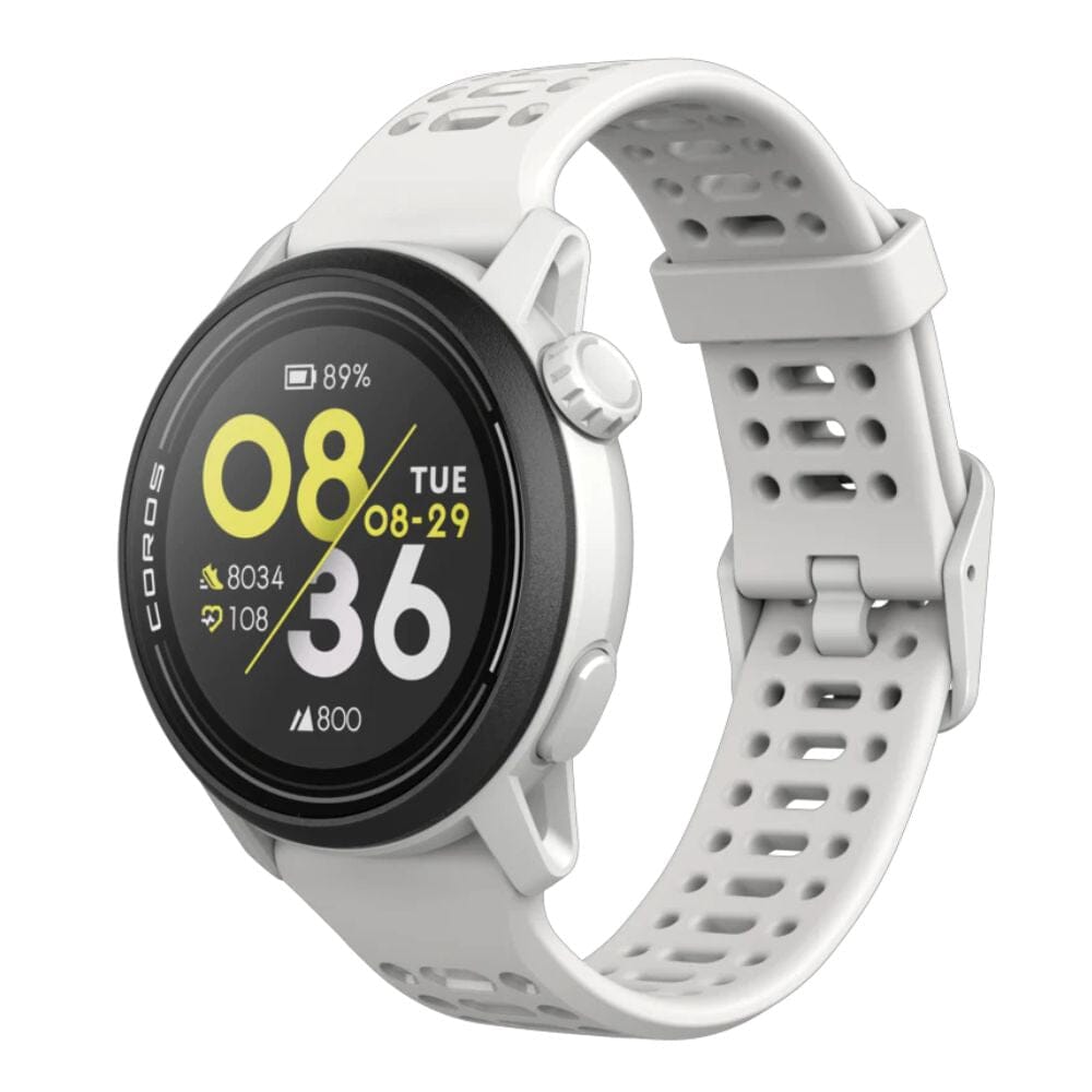 Coros PACE 3 Premium GPS Watch - BlackToe Running#colour_white-with-silicone-band