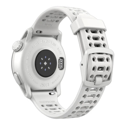 Coros PACE 3 Premium GPS Watch - BlackToe Running#colour_white-with-silicone-band