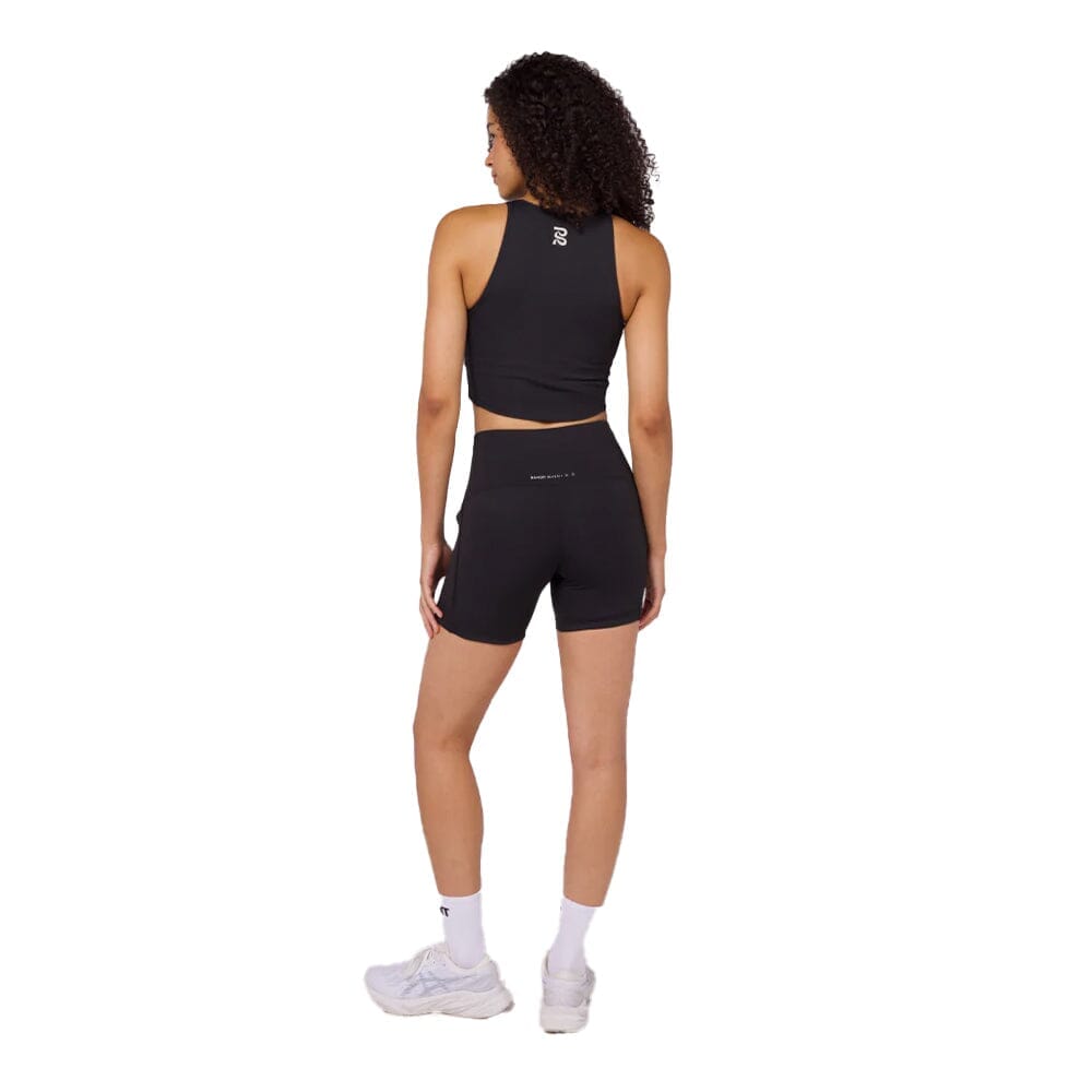 Bandit Running Women's Stamina™ High Waist 5" Compression Shorts - BlackToe Running#colour_black