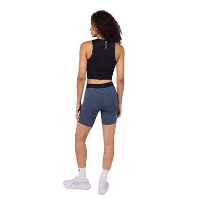 Bandit Running Women's Stamina™ 7" Compression Shorts - BlackToe Running#colour_storm-grey