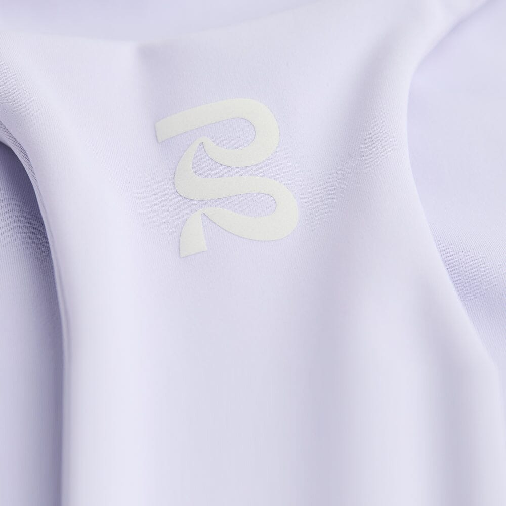 Bandit Running Women's STAMINA™ Compression Race Crop - BlackToe Running#colour_soft-lilac