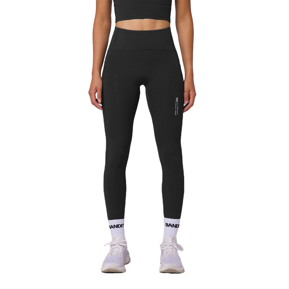 Bandit Running Women's Stamina™ Pop Stitch™ High Waist Leggings - BlackToe Running