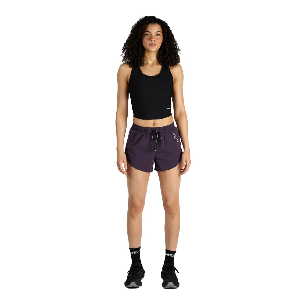 Bandit Running Women's VENTO™ 4" Training Short - BlackToe Running#colour_nightshade