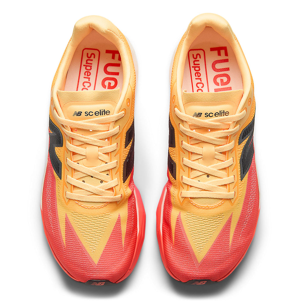 New Balance Women's FuelCell SuperComp Elite v5 - BlackToe Running#colour_tangerine-heat-pink-heat