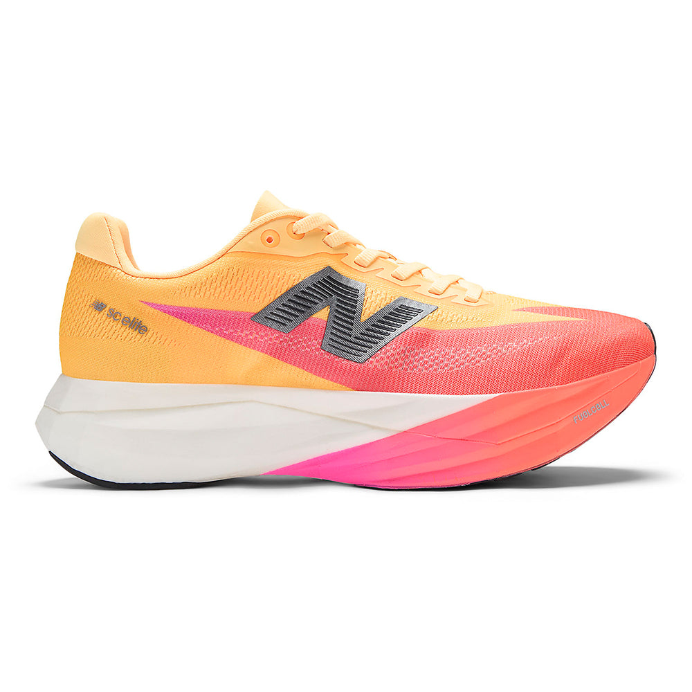 New Balance Women's FuelCell SuperComp Elite v5 - BlackToe Running#colour_tangerine-heat-pink-heat