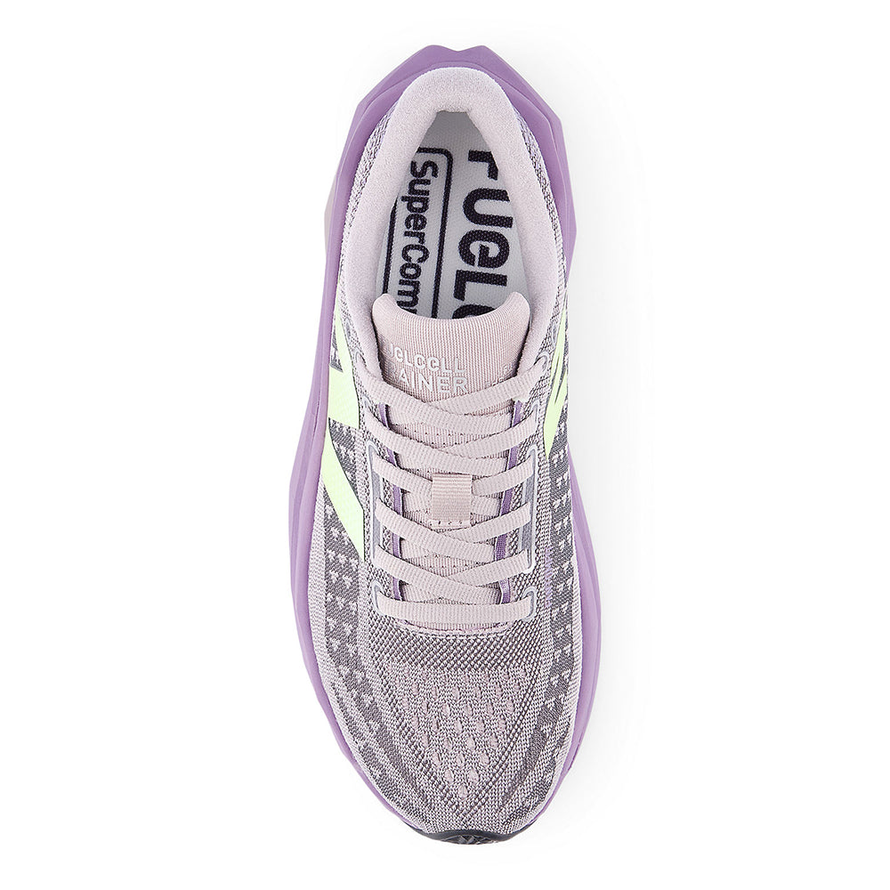 New Balance Women's FuelCell SuperComp Trainer v3 - BlackToe Running#colour_truffle-salt-candied-violet