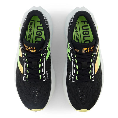 New Balance Women's FuelCell SuperComp Trainer v3 - BlackToe Running#colour_phantom-bleached-lime-glo-white-peach