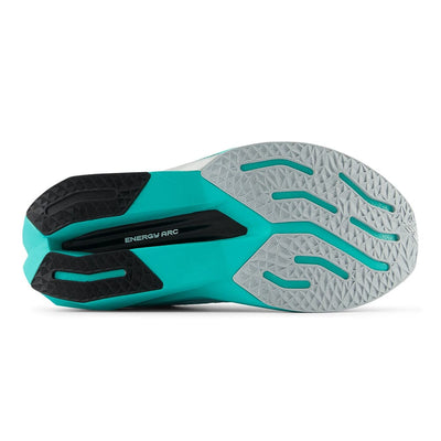 New Balance Women's FuelCell SuperComp Trainer v3 Women's Shoes - BlackToe Running#colour_cyber-jade-silver-metallic-deep-sea