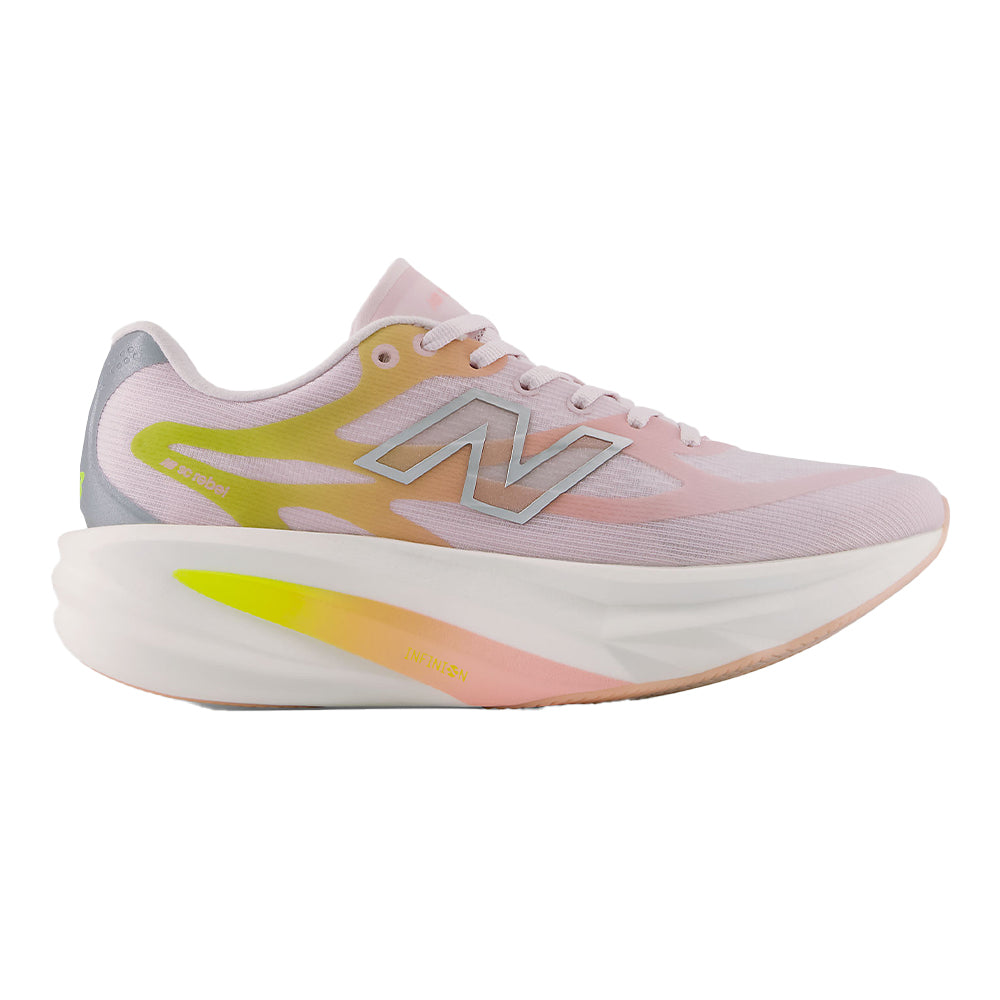 New Balance Women's Supercomp Rebel v1 - BlackToe Running#colour_pink-chalk-pink-lemonade