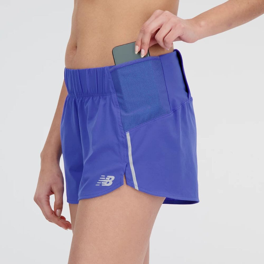 New Balance Women's Impact Run 3inch Short Women's Shorts - BlackToe Running