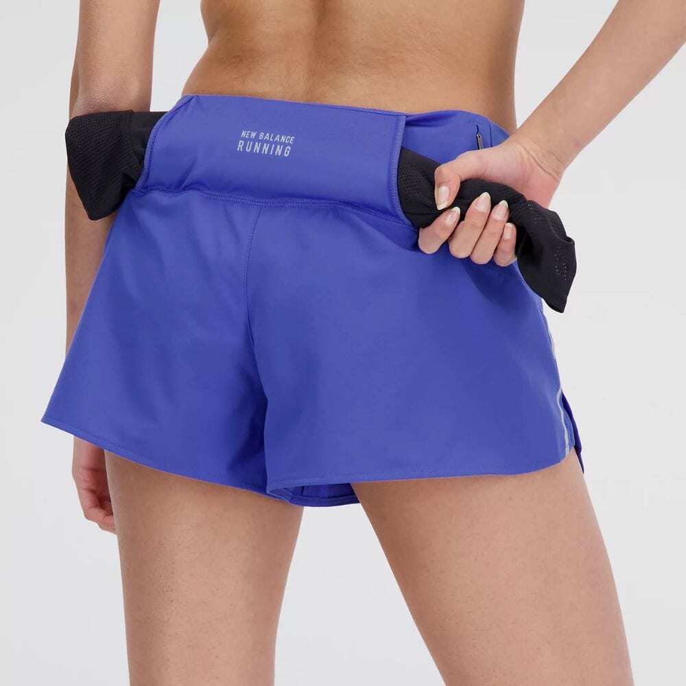 New Balance Women's Impact Run 3inch Short Women's Shorts - BlackToe Running