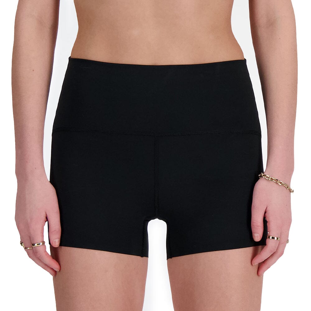 New Balance Women's Sleek High Rise Short 3" - BlackToe Running