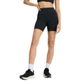 New Balance Women's Sleek Pocket High Rise Short 6" - BlackToe Running#colour_black-black