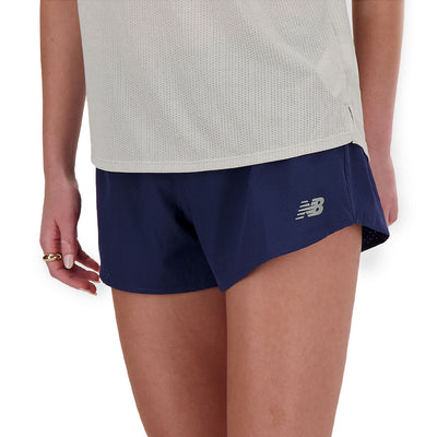 New Balance Women's RC Short 3" - BlackToe Running#colour_nb-navy