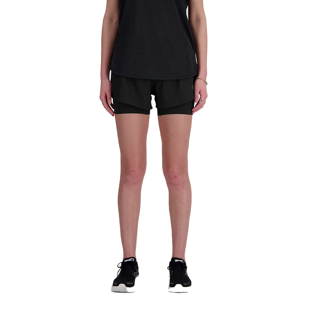 New Balance Women's RC 2-in-1 Short 3" Women's Shorts - BlackToe Running