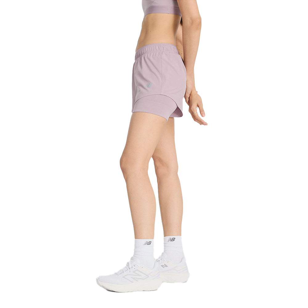 New Balance Women's RC 2-in-1 Short 3" Women's Shorts - BlackToe Running