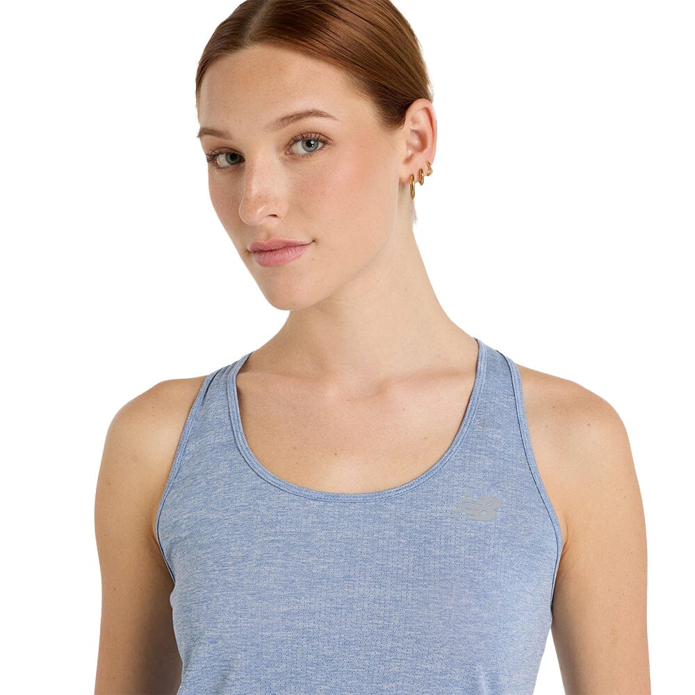 New Balance Women's Athletics Tank - BlackToe Running#colour_dusk-shower-heather