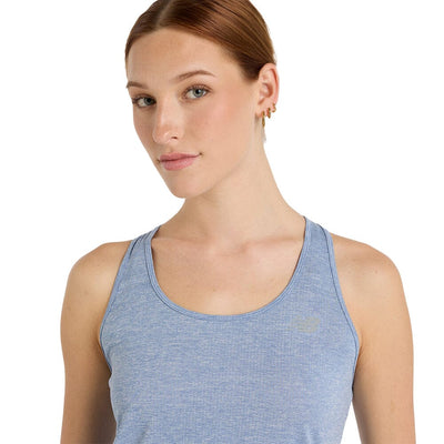 New Balance Women's Athletics Tank - BlackToe Running#colour_dusk-shower-heather