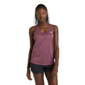 New Balance Women's Athletics Tank - BlackToe Running#colour_faded-plum-heather