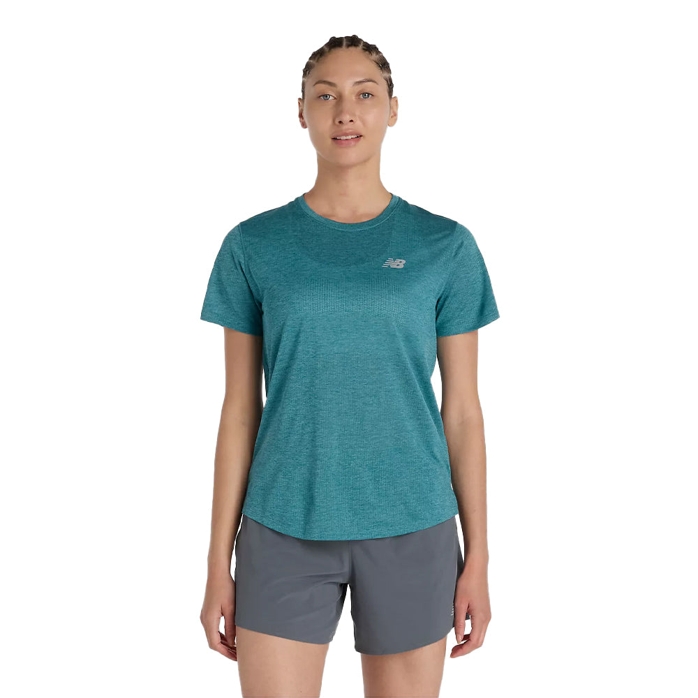 New Balance Women's Athletics T-Shirt - BlackToe Running