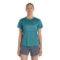 New Balance Women's Athletics T-Shirt - BlackToe Running#colour_big-teal-heather